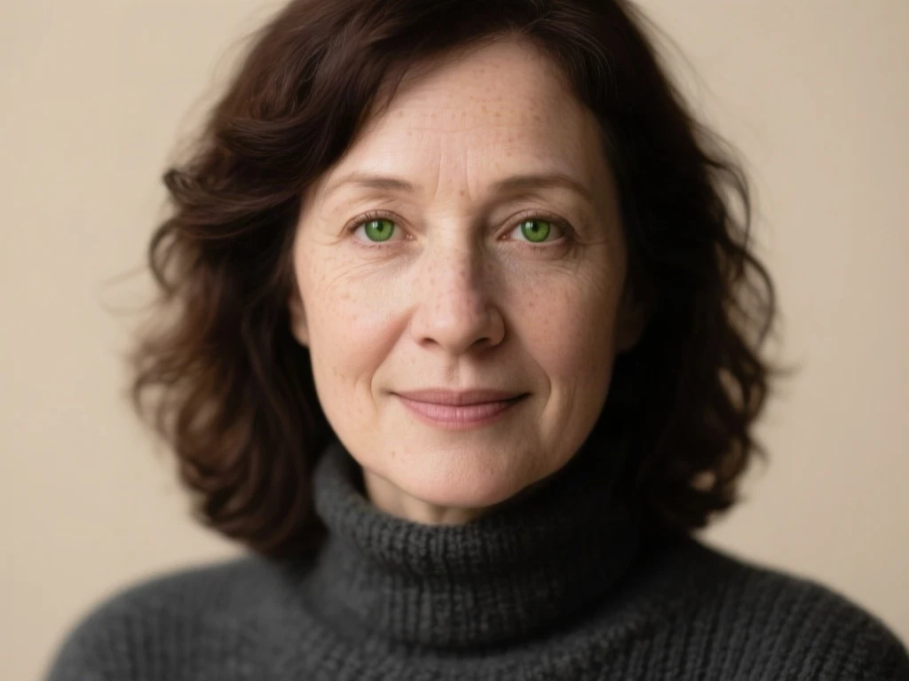 portrait generated from the unedited extracted prompt
