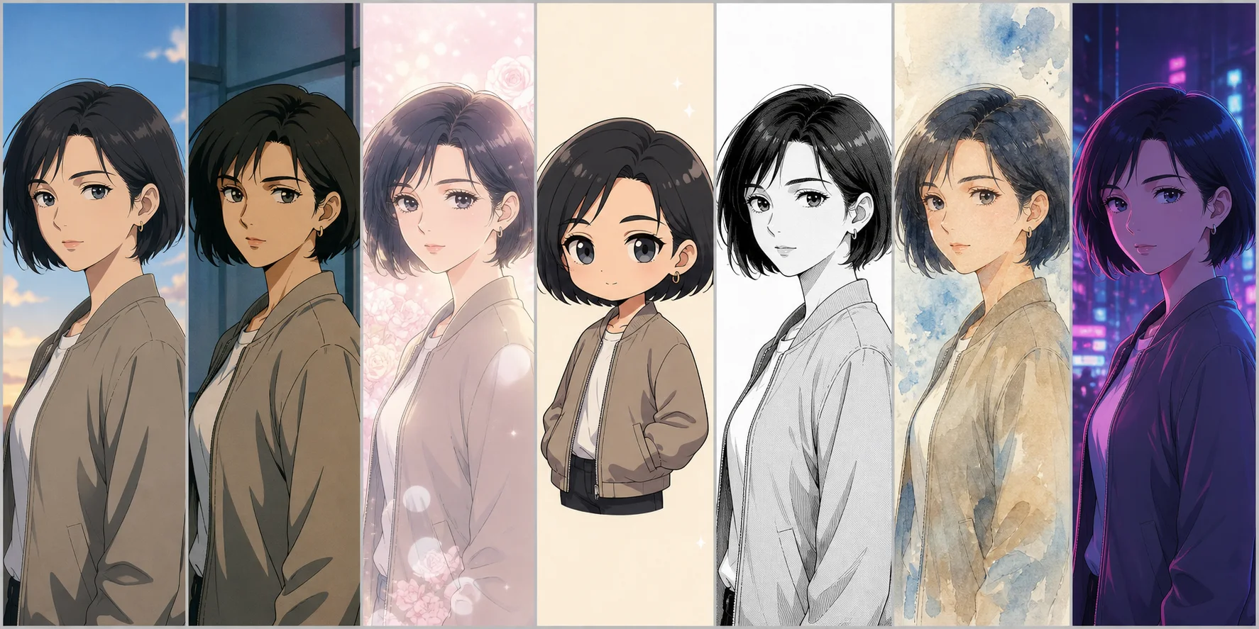 AI Photo Enhancer task-type concept preview