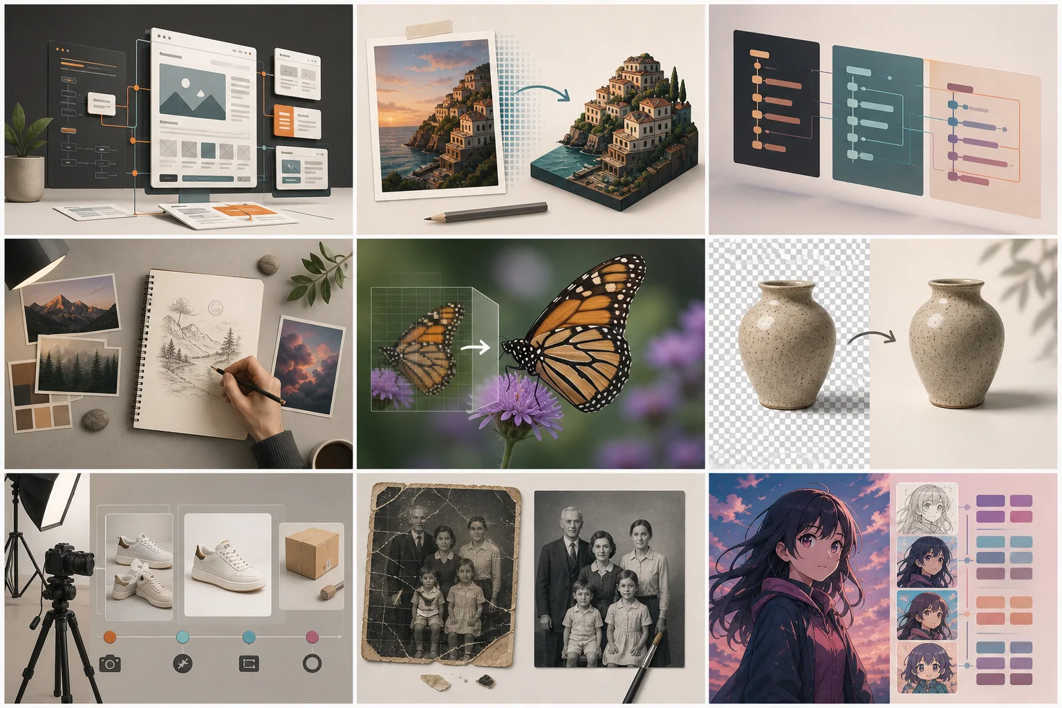 Remove Background from Image task-type concept preview